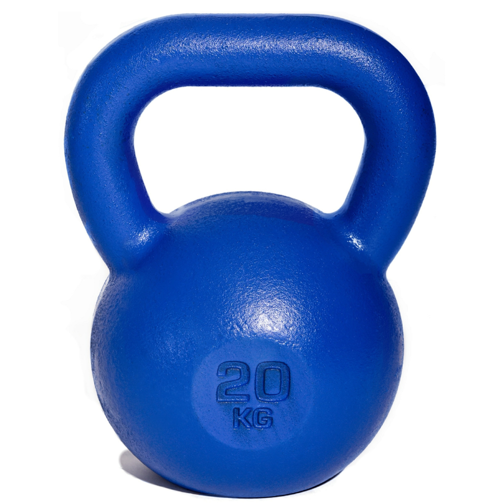 Kettlebell 20 kg Żeliwny | Polski Odważnik z Wygodnym Uchwytem